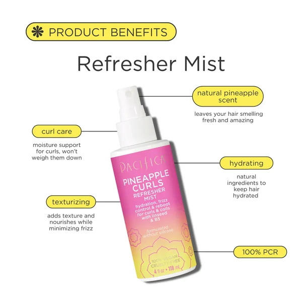 Pacifica Pineapple Curls Refresher Mist 118ml