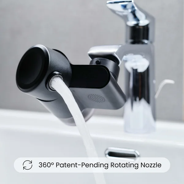 Qure Skincare Faucet Filter Black
