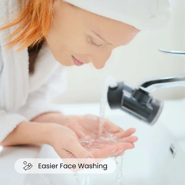 Qure Skincare Faucet Filter Black