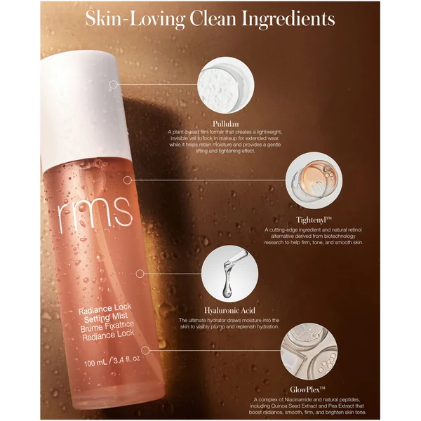 RMS Beauty Radiance Lock Setting Mist 100ml