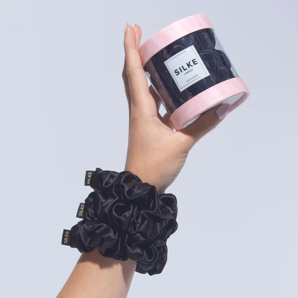 SILKE London Hair Scrunchies - Black