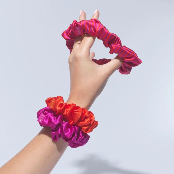 SILKE London Hair Scrunchies - Poppy Pack