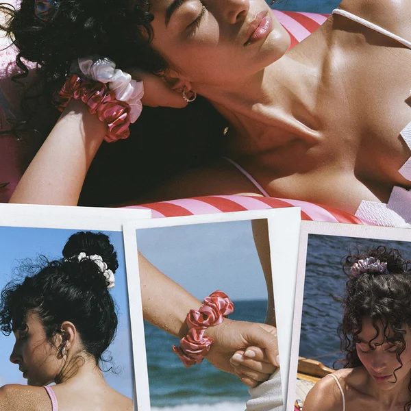 Slip Pure Silk Large Scrunchies - Midsummer