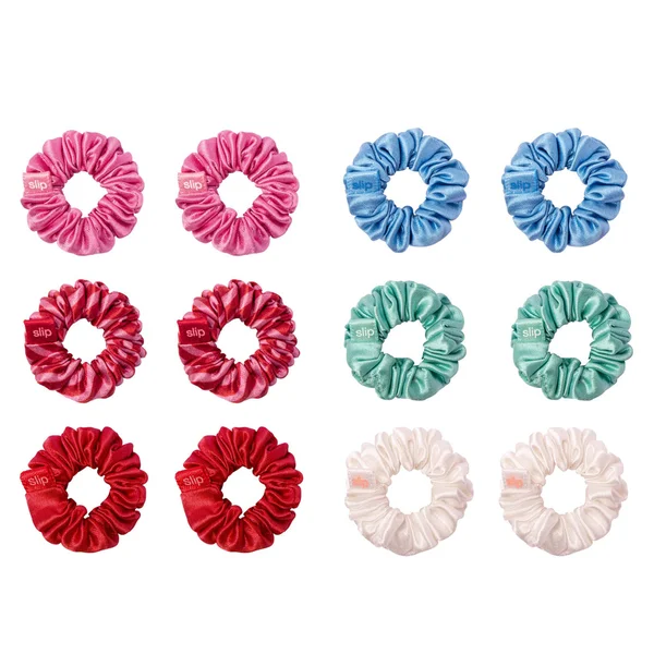Slip Pure Silk Minnie Scrunchies - Sundown