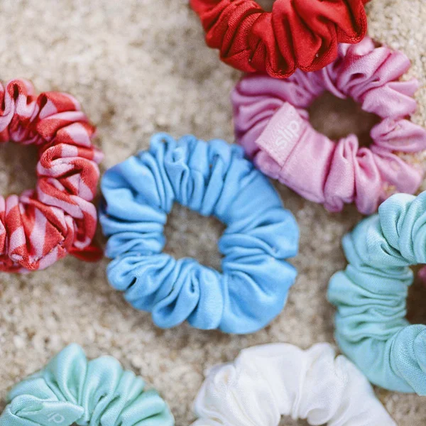 Slip Pure Silk Minnie Scrunchies - Sundown