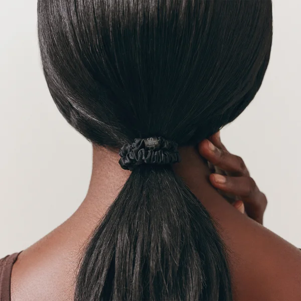 Slip Pure Silk Skinny Scrunchies - Black