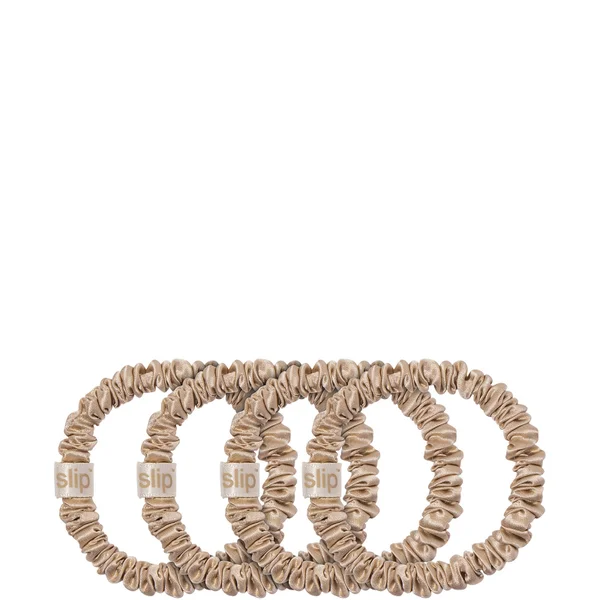 Slip Pure Silk Skinny Scrunchies - Blonde