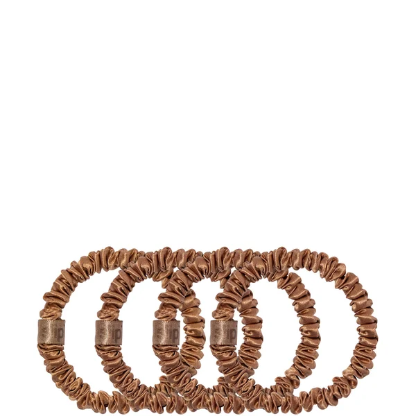 Slip Pure Silk Skinny Scrunchies - Copper