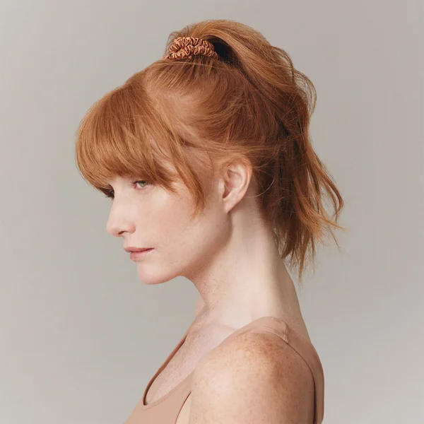 Slip Pure Silk Skinny Scrunchies - Copper