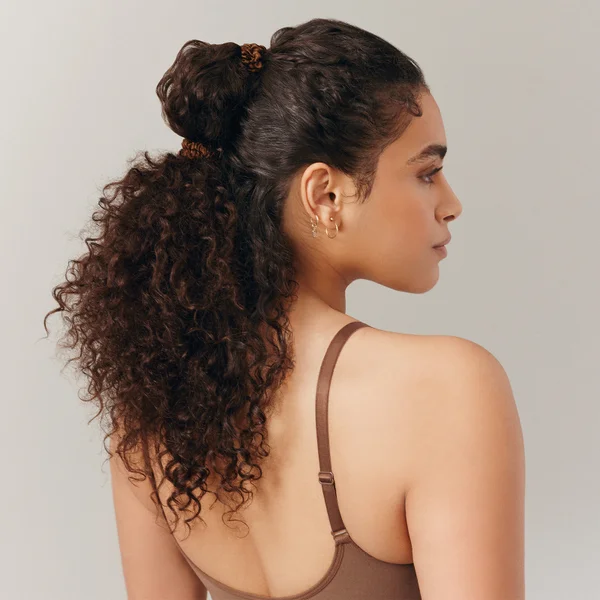Slip Pure Silk Skinny Scrunchies - Dark Brown