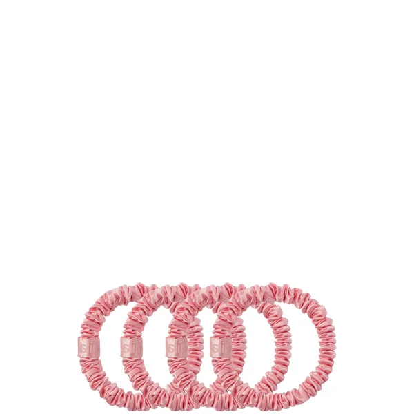 Slip Pure Silk Skinny Scrunchies - Rose
