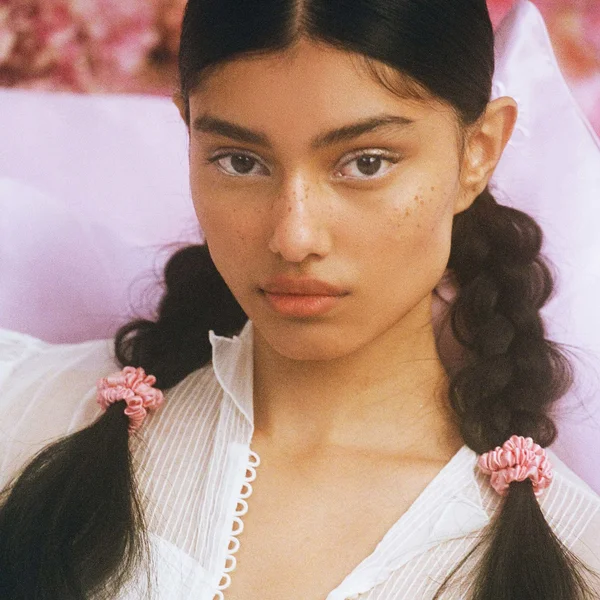 Slip Pure Silk Skinny Scrunchies - Rose