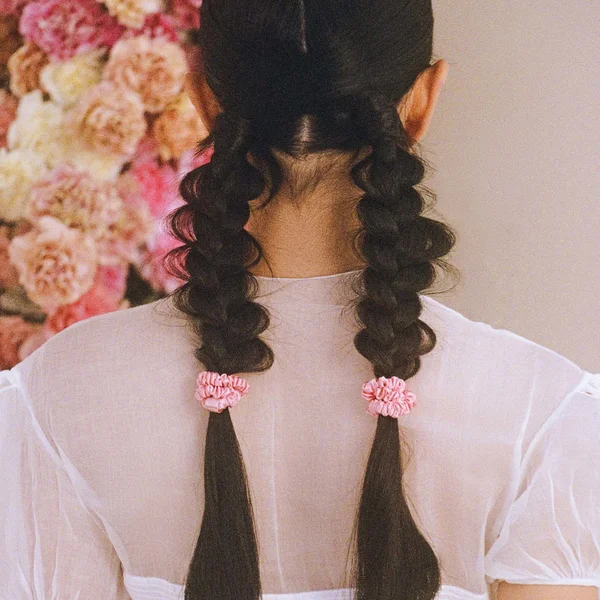 Slip Pure Silk Skinny Scrunchies - Rose