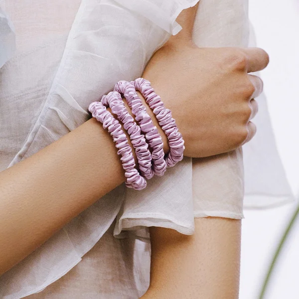 Slip Pure Silk Skinny Scrunchies - Wildflower