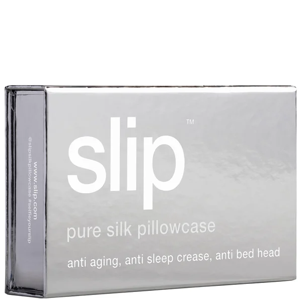 Slip Silk Pillowcase - Queen - Silver