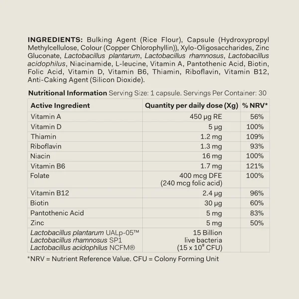 The Nue Co. Barrier Clear Probiotic 15g