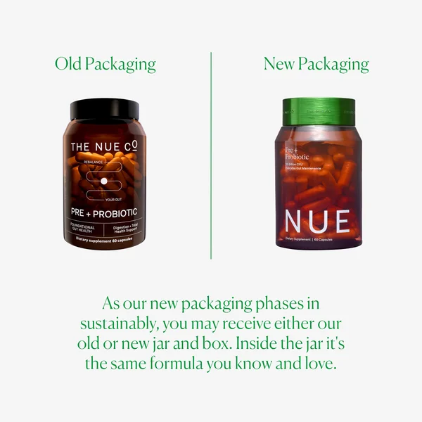 The Nue Co. Prebiotic + Probiotic (60 Capsules)