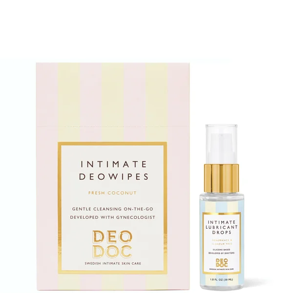 DeoDoc Lubricant drops + DeoDoc intimate wipes - Fresh Coconut