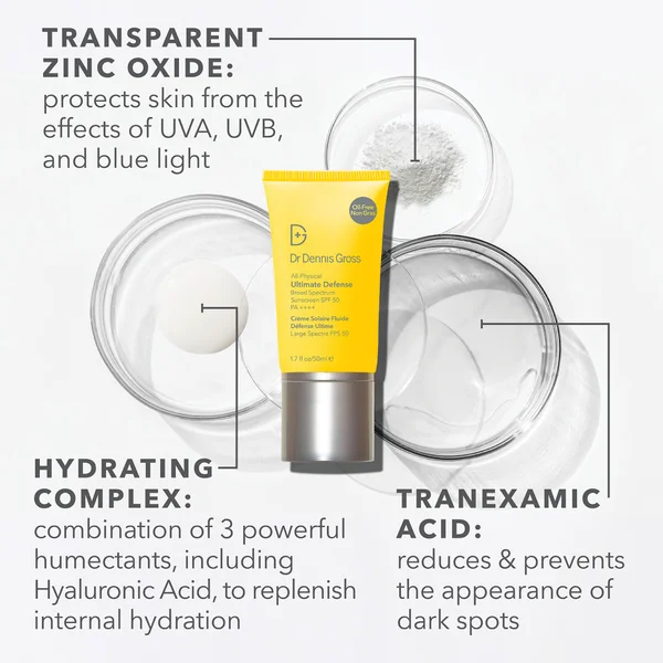 Dr Dennis Gross All Physical Ultimate Defense SPF 50 Moisturiser 50ml