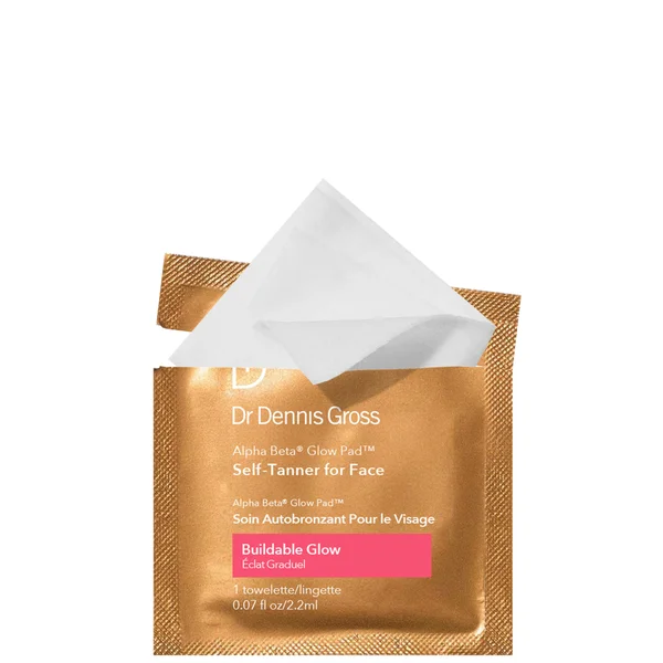 Dr Dennis Gross Skincare Alpha Beta Glow Pad Self-Tanner for Body 15ml