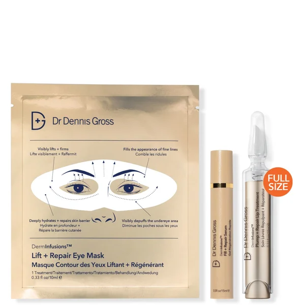 Dr Dennis Gross Skincare DermInfusions Plump Fill And Repair Kit
