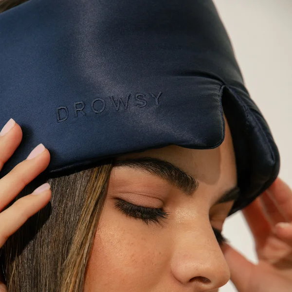 Drowsy Midnight Blue Eyelash Protecting Sleep Mask