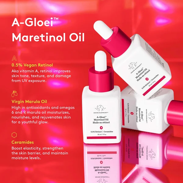 Drunk Elephant A-Gloei™ Maretinol Retinol Oil Travel Size 15ml