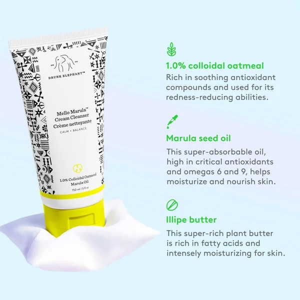 Drunk Elephant Mello Marula Cream Cleanser 150ml