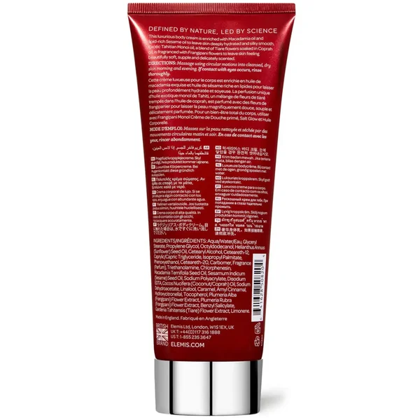 Elemis Exotic Frangipani Monoi Body Cream 200ml