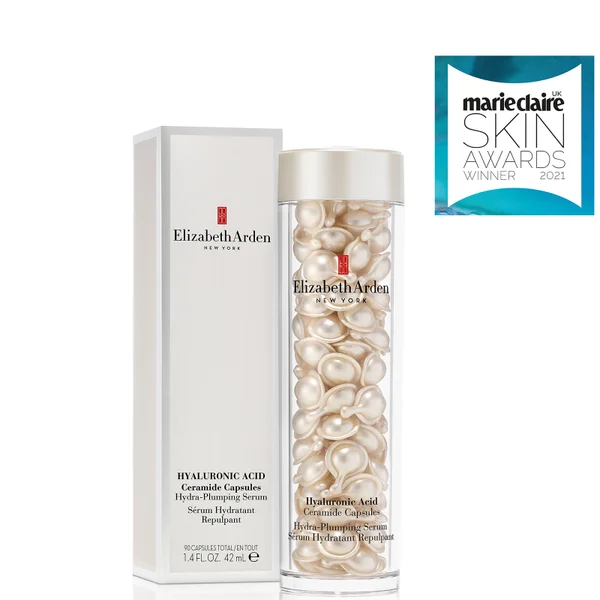 Elizabeth Arden Hyaluronic Acid Ceramide Capsules Hydra-Plumping Serum (90 Capsules)