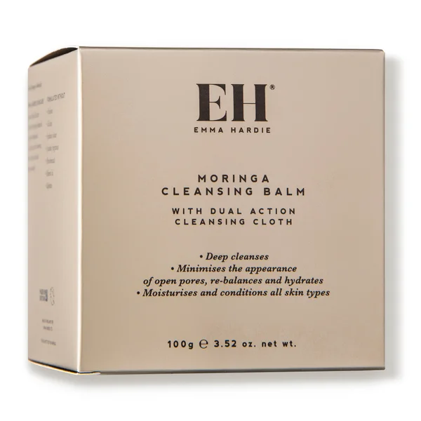 Emma Hardie Moringa Cleansing Balm With Professional Cleansing Cloth 100g