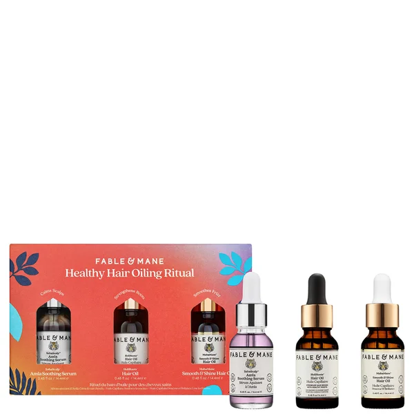 Fable & Mane Mini Healthy Hair Oiling Ritual Set