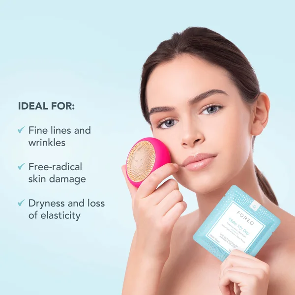 FOREO Make My Day UFO/UFO Mini Anti-Pollution And So Hydrating Face Mask (7 Pack)