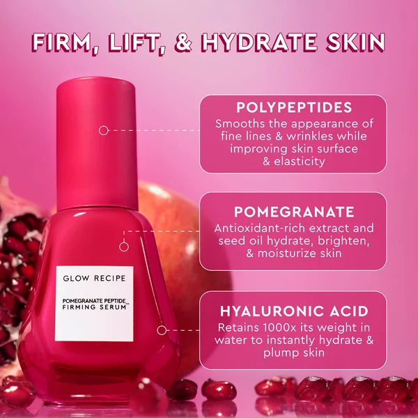 Glow Recipe Pomegranate Peptide Firming Serum 30ml