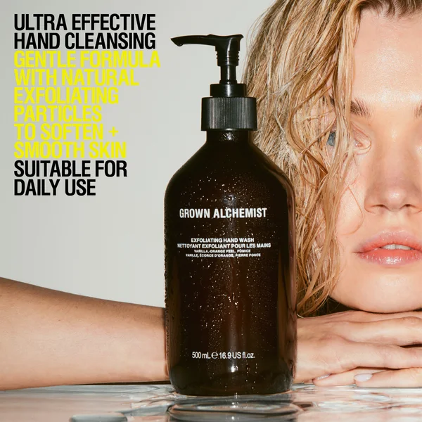 Grown Alchemist Exfoliating Hand Wash Vanilla Orange Peel + Pumice 500ml