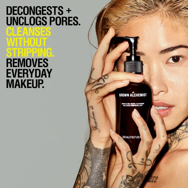 Grown Alchemist Gentle Gel Facial Cleanser Chamomile Bergamot + Willowbark 200ml