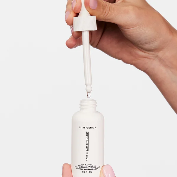 Hair By Sam McKnight Pure Genius 98% Natural Scalp Restoring Oil 30ml