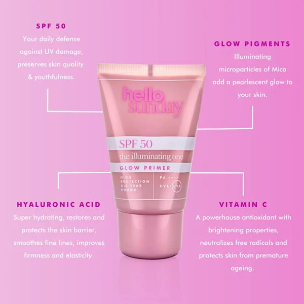 Hello Sunday The Illuminating One Glow Primer SPF50 50ml