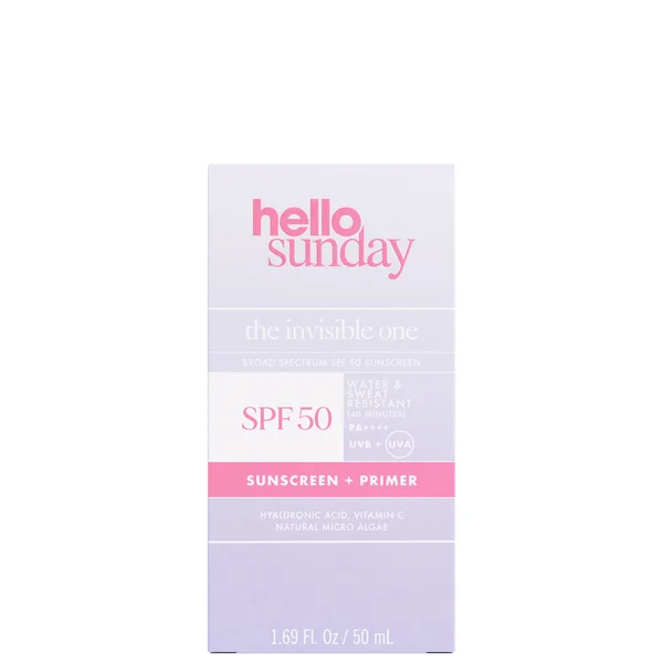 Hello Sunday The Invisible One - Invisible Primer SPF 50 With Hyaluronic Acid And Vitamin C - 50ml Pa++++