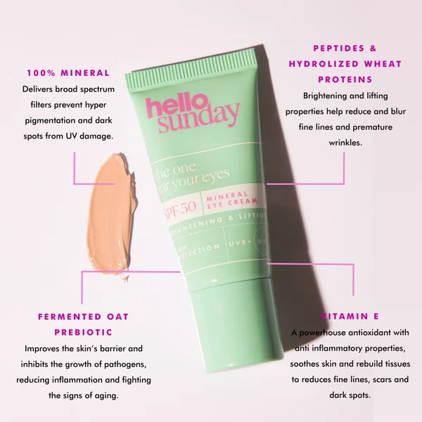 Hello Sunday The One For Your Eyes Eye Cream SPF50 15ml