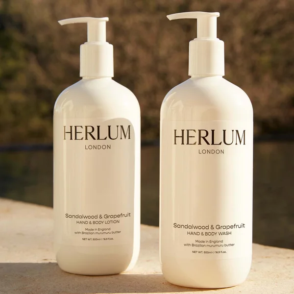 Herlum Hand And Body Lotion Sandalwood And Grapefruit 500ml