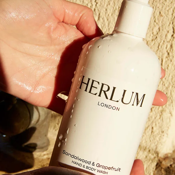 Herlum Hand And Body Wash Sandalwood And Grapefruit 500ml
