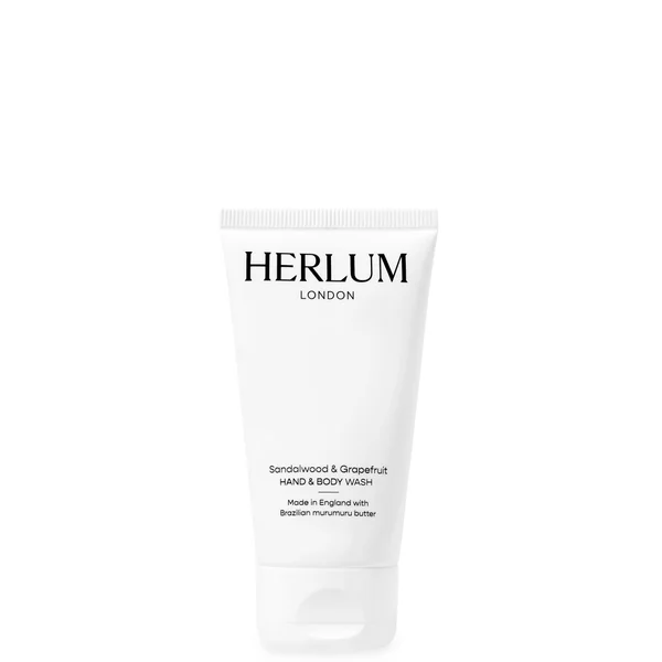 Herlum Hand and Body Wash Sandalwood and Grapefruit 50ml