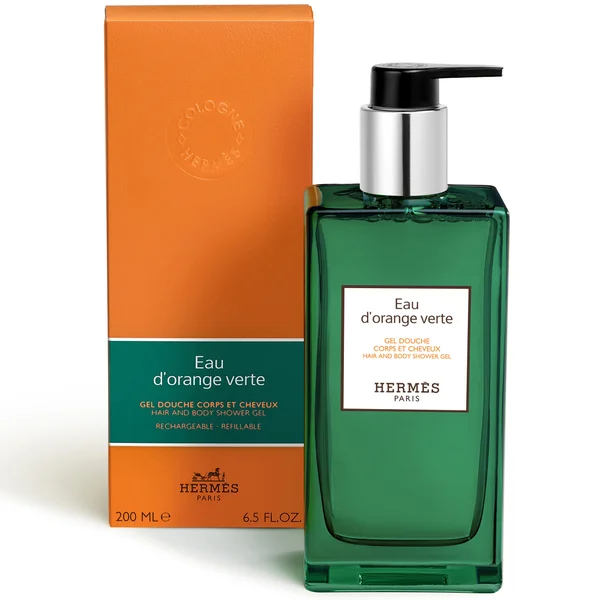 Hermès Eau D'Orange Verte Hair And Body Shower Gel Bottle 200ml