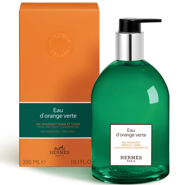 Hermès Eau D'Orange Verte Hand And Body Cleansing Gel Bottle 300ml