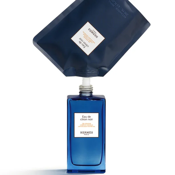 Hermès Eau De Citron Noir Hair And Body Shower Gel Bottle 200ml