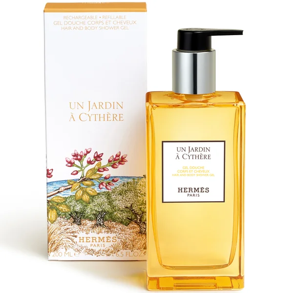 Hermès Un Jardin À Cythère Hair And Body Shower Gel Bottle 200ml