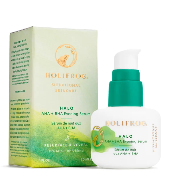 HoliFrog Halo AHA And BHA Evening Serum 1 Fl. Oz