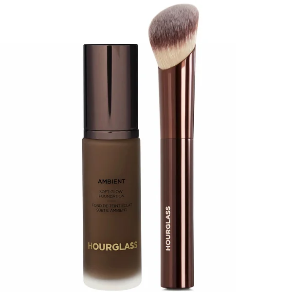 Hourglass Soft Glow Foundation and Soft Glow Foundation Brush Bundle 30ml (Various Shades)