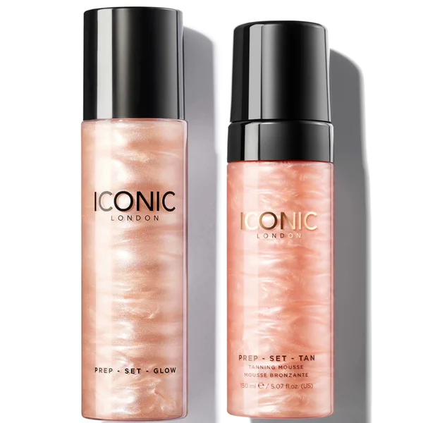ICONIC London Prep Set Tan Mousse & Prep Set Glow Bundle - Illuminate